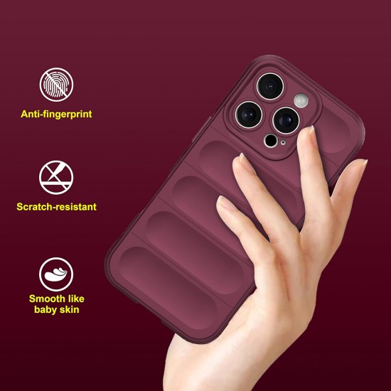 Husa pentru iPhone 16 Pro Max - Techsuit Magic Shield - Bordeaux