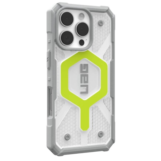 Husa pentru iPhone 16 Pro Max - UAG Pathfinder Clear MagSafe - Active Neon