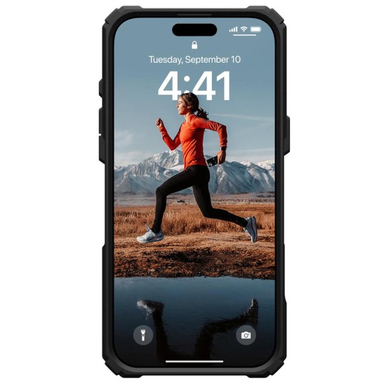 Husa pentru iPhone 16 Pro Max - UAG Plasma XTE MagSafe - Black / Orange