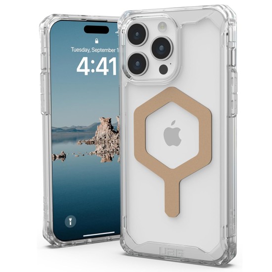 Husa pentru iPhone 16 Pro Max - UAG Plyo MagSafe -  Ice Gold