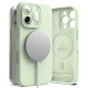 Husa pentru iPhone 16 Pro - Ringke Silicone Magnetic MagSafe - Soft Mint