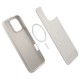 Husa pentru iPhone 16 Pro - Spigen Cyrill Kajuk MagSafe - Cream Husa pentru iPhone 16 Pro - Spigen Cyrill Kajuk MagSafe - Cream