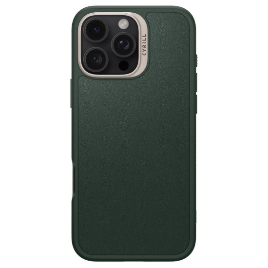 Husa pentru iPhone 16 Pro - Spigen Cyrill Kajuk MagSafe - Forest Green Husa pentru iPhone 16 Pro - Spigen Cyrill Kajuk MagSafe - Forest Green