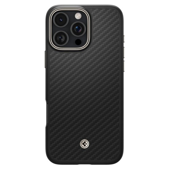 Husa pentru iPhone 16 Pro - Spigen Enzo Aramid - Black / Natural