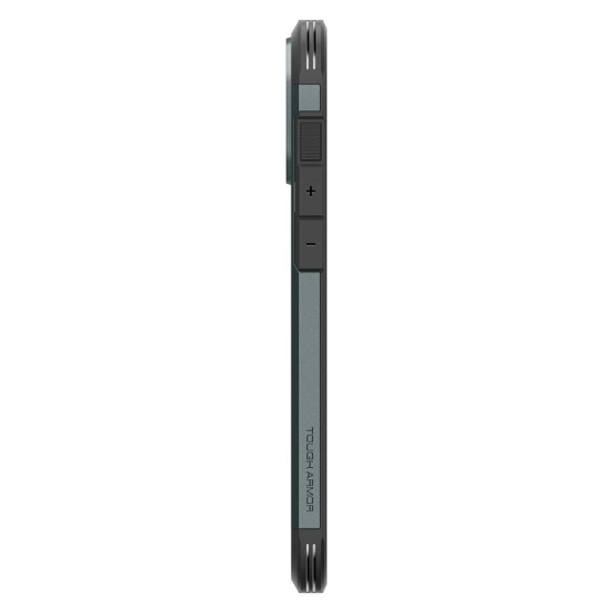 Husa pentru iPhone 16 Pro - Spigen Tough Armor MagSafe - Abyss Green