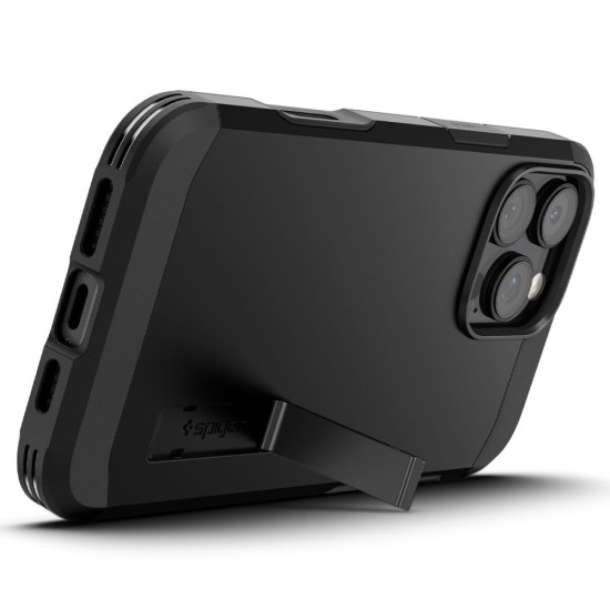 Husa pentru iPhone 16 Pro - Spigen Tough Armor T MagSafe - Black Husa pentru iPhone 16 Pro - Spigen Tough Armor T MagSafe - Black