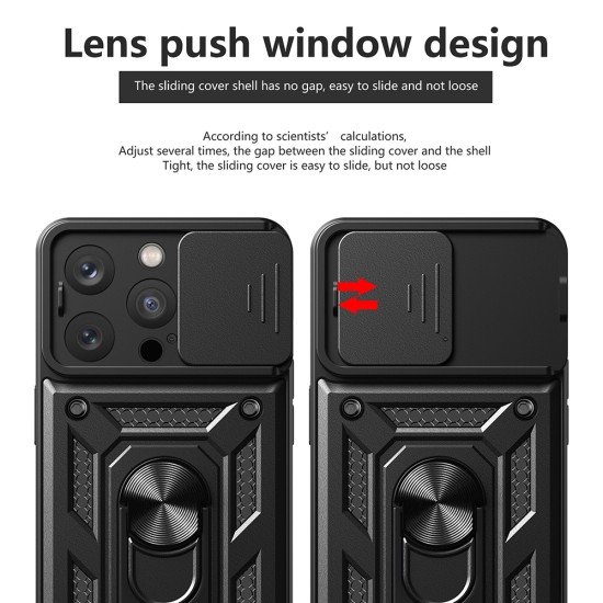 Husa pentru iPhone 16 Pro - Techsuit CamShield Series - Green Husa pentru iPhone 16 Pro - Techsuit CamShield Series - Green