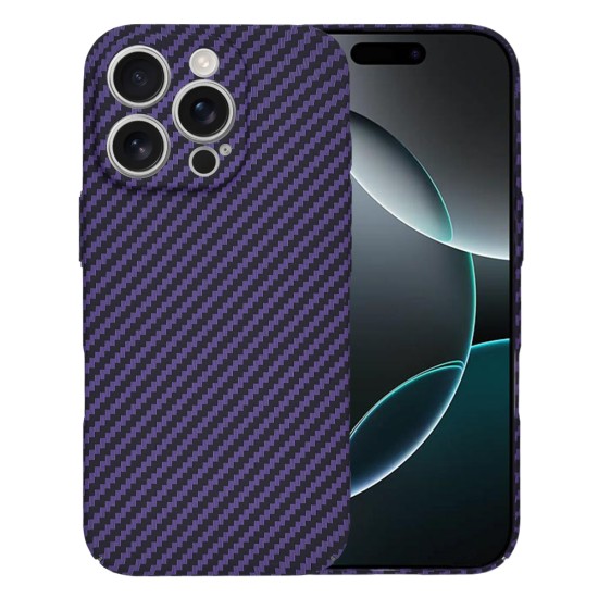 Husa pentru iPhone 16 Pro - Techsuit Carbonite FiberShell - Purple Husa pentru iPhone 16 Pro - Techsuit Carbonite FiberShell - Purple