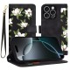 Husa pentru iPhone 16 Pro - Techsuit FlipCraft - Flowers of the Dawn Husa pentru iPhone 16 Pro - Techsuit FlipCraft - Flowers of the Dawn