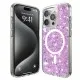 Husa pentru iPhone 16 Pro - Techsuit Sparkly Glitter MagSafe - Magenta Husa pentru iPhone 16 Pro - Techsuit Sparkly Glitter MagSafe - Magenta