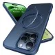 Husa pentru iPhone 16 Pro - Torras Ostand Pro Series - Navy Blue Husa pentru iPhone 16 Pro - Torras Ostand Pro Series - Navy Blue