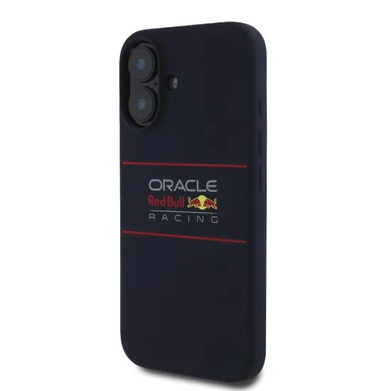 Husa pentru iPhone 16 - Red Bull Racing Silicone Horizontal Centered Logo MagSafe (RBHMP16S24SIHSRV) - Navy Husa pentru iPhone 16 - Red Bull Racing Silicone Horizontal Centered Logo MagSafe (RBHMP16S24SIHSRV) - Navy