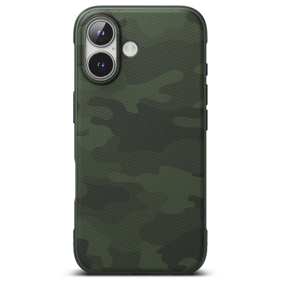 Husa pentru iPhone 16 - Ringke Onyx Design - Camo Green Husa pentru iPhone 16 - Ringke Onyx Design - Camo Green