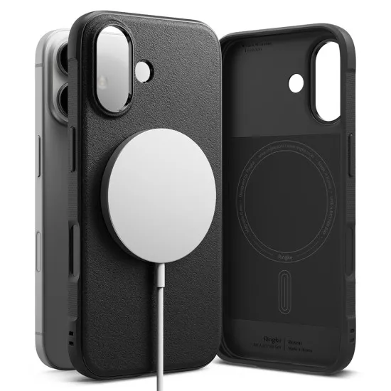 Husa pentru iPhone 16 - Ringke Onyx MagSafe - Black Husa pentru iPhone 16 - Ringke Onyx MagSafe - Black