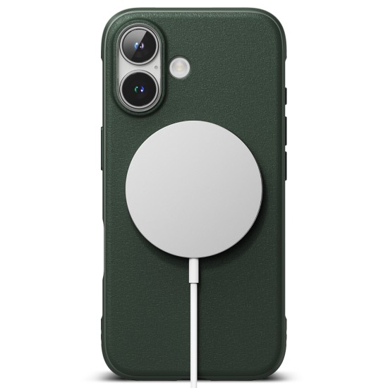 Husa pentru iPhone 16 - Ringke Onyx MagSafe - Dark Green Husa pentru iPhone 16 - Ringke Onyx MagSafe - Dark Green