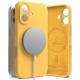 Husa pentru iPhone 16 - Ringke Silicone Magnetic MagSafe - Yellow