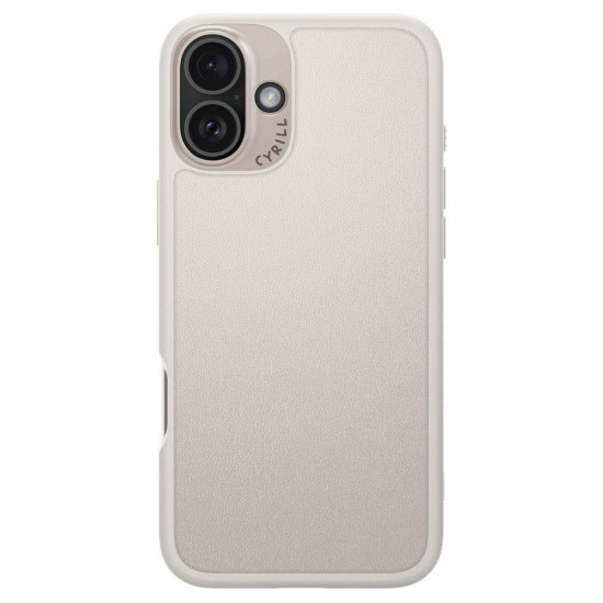 Husa pentru iPhone 16 - Spigen Cyrill Kajuk MagSafe - Cream Husa pentru iPhone 16 - Spigen Cyrill Kajuk MagSafe - Cream