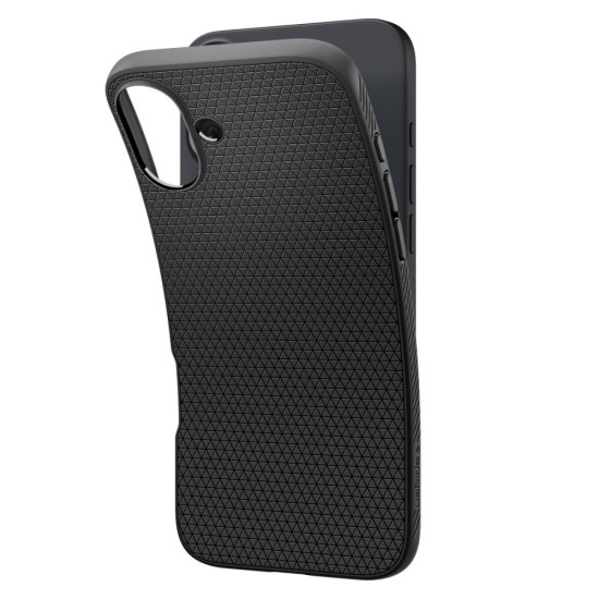 Husa pentru iPhone 16 - Spigen Liquid Air - Matte Black