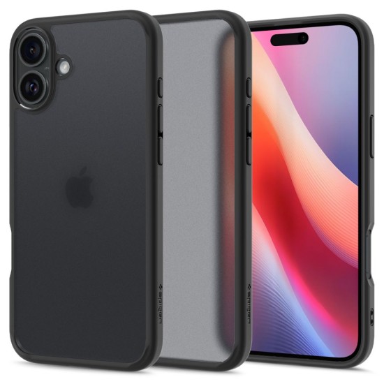 Husa pentru iPhone 16 - Spigen Ultra Hybrid - Frost Black