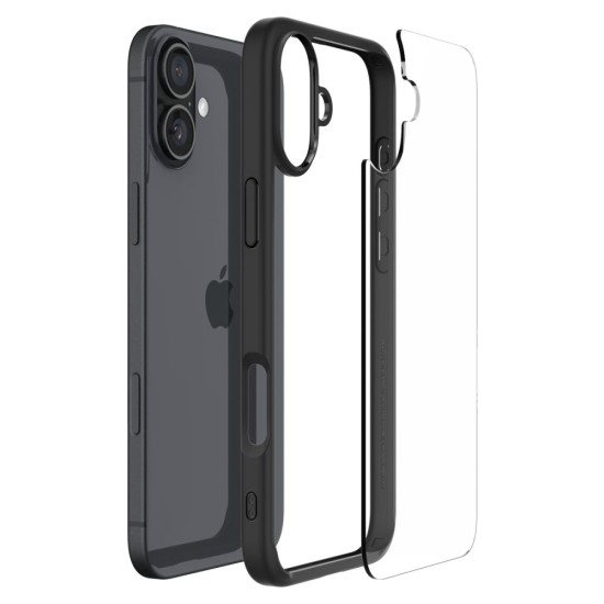 Husa pentru iPhone 16 - Spigen Ultra Hybrid - Matte Black