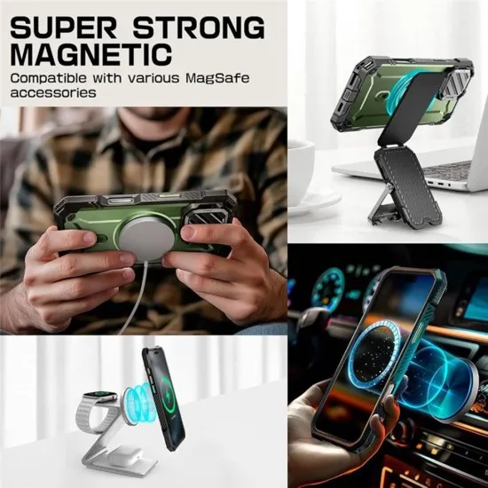 Husa pentru iPhone 16 - Supcase Unicorn Beetle XT MagSafe - Guldan Husa pentru iPhone 16 - Supcase Unicorn Beetle XT MagSafe - Guldan