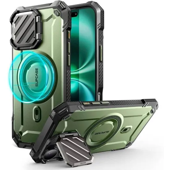 Husa pentru iPhone 16 - Supcase Unicorn Beetle XT MagSafe - Guldan Husa pentru iPhone 16 - Supcase Unicorn Beetle XT MagSafe - Guldan