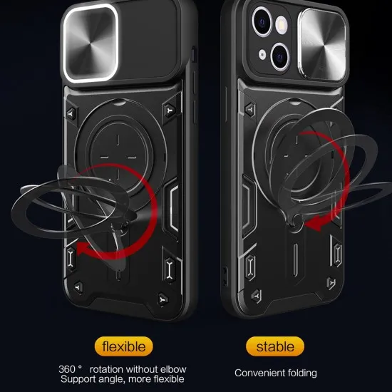 Husa pentru iPhone 16 - Techsuit CamGuard Pro - Black