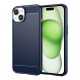 Husa pentru iPhone 16 - Techsuit Carbon Silicone - Blue