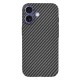 Husa pentru iPhone 16 - Techsuit Carbonite FiberShell - Black