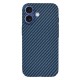 Husa pentru iPhone 16 - Techsuit Carbonite FiberShell - Cyan