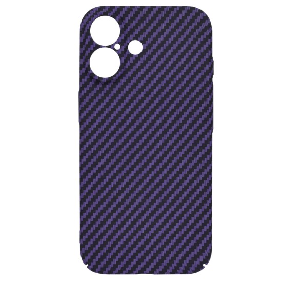 Husa pentru iPhone 16 - Techsuit Carbonite FiberShell - Purple