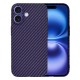 Husa pentru iPhone 16 - Techsuit Carbonite FiberShell - Purple