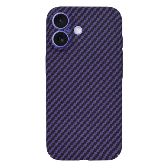 Husa pentru iPhone 16 - Techsuit Carbonite FiberShell - Purple