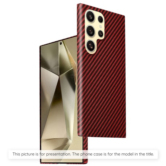 Husa pentru iPhone 16 - Techsuit Carbonite FiberShell - Red Husa pentru iPhone 16 - Techsuit Carbonite FiberShell - Red