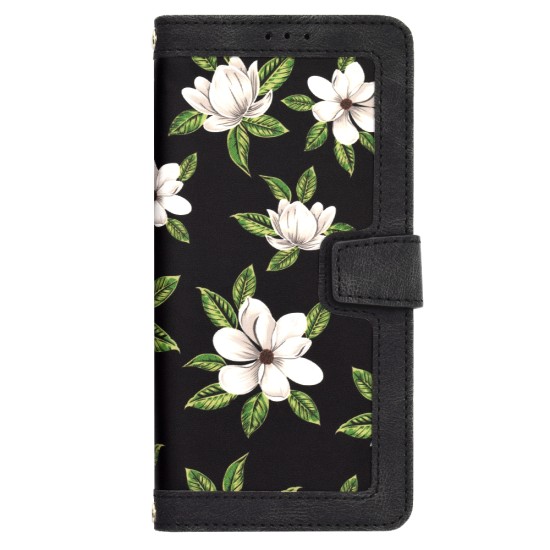 Husa pentru iPhone 16 - Techsuit FlipCraft - Flowers of the Dawn Husa pentru iPhone 16 - Techsuit FlipCraft - Flowers of the Dawn