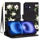 Husa pentru iPhone 16 - Techsuit FlipCraft - Flowers of the Dawn Husa pentru iPhone 16 - Techsuit FlipCraft - Flowers of the Dawn