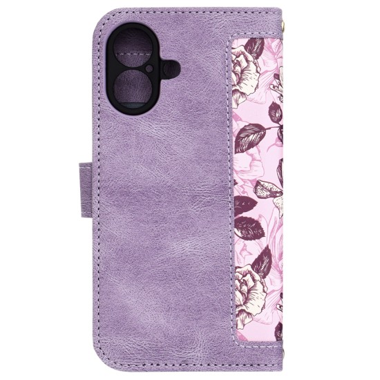 Husa pentru iPhone 16 - Techsuit FlipCraft - Mysterious Purple Husa pentru iPhone 16 - Techsuit FlipCraft - Mysterious Purple