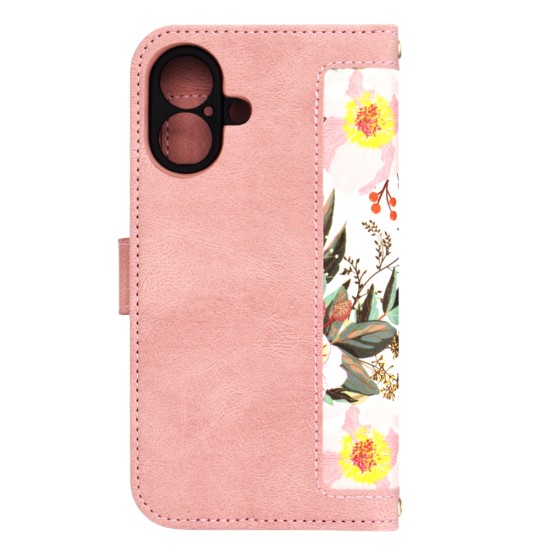 Husa pentru iPhone 16 - Techsuit FlipCraft - Sweetheart Pink Husa pentru iPhone 16 - Techsuit FlipCraft - Sweetheart Pink