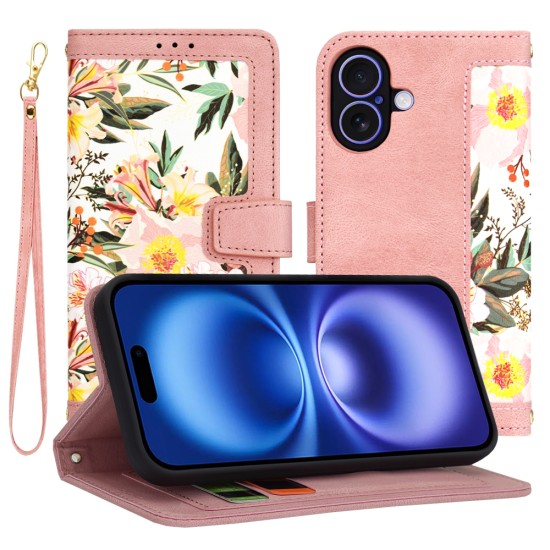 Husa pentru iPhone 16 - Techsuit FlipCraft - Sweetheart Pink Husa pentru iPhone 16 - Techsuit FlipCraft - Sweetheart Pink