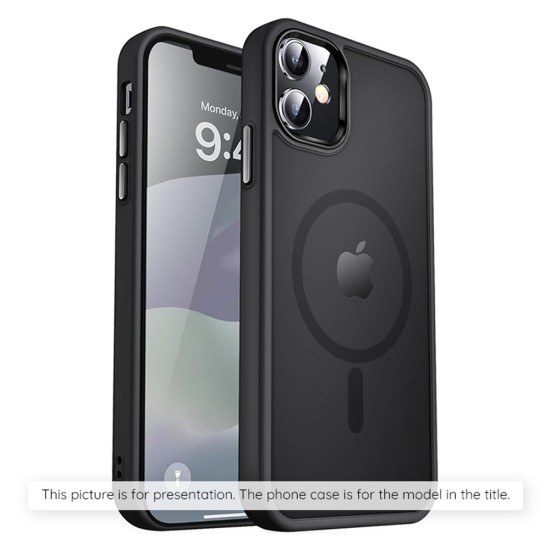 Husa pentru iPhone 16 - Techsuit HaloFrost MagSafe Series - Black Husa pentru iPhone 16 - Techsuit HaloFrost MagSafe Series - Black