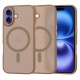 Husa pentru iPhone 16 - Techsuit HaloFrost MagSafe Series - Sandstone Brown Husa pentru iPhone 16 - Techsuit HaloFrost MagSafe Series - Sandstone Brown