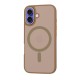 Husa pentru iPhone 16 - Techsuit HaloFrost MagSafe Series - Sandstone Brown Husa pentru iPhone 16 - Techsuit HaloFrost MagSafe Series - Sandstone Brown