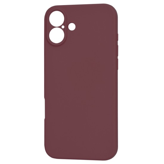 Husa pentru iPhone 16 - Techsuit SoftFlex - Plum Red Husa pentru iPhone 16 - Techsuit SoftFlex - Plum Red