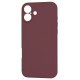 Husa pentru iPhone 16 - Techsuit SoftFlex - Plum Red Husa pentru iPhone 16 - Techsuit SoftFlex - Plum Red