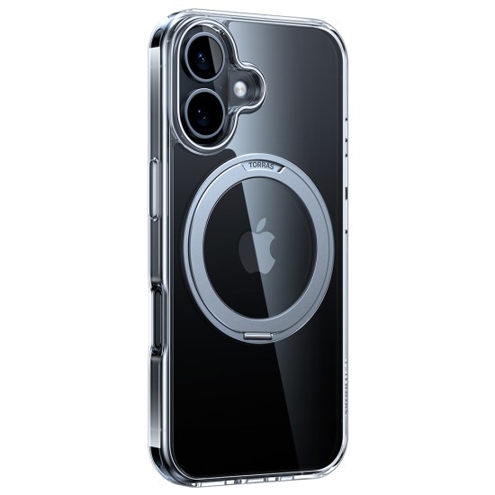 Husa pentru iPhone 16 - Torras Ostand Pro Series - Clear Husa pentru iPhone 16 - Torras Ostand Pro Series - Clear