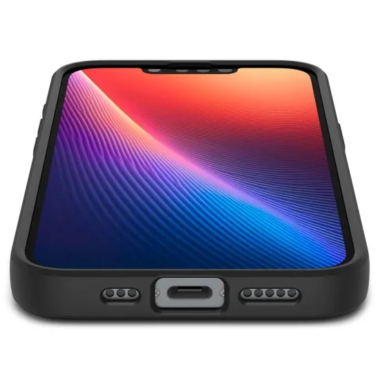 Husa pentru iPhone 16e - Spigen Liquid Air - Matte Black