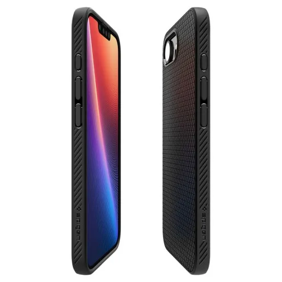 Husa pentru iPhone 16e - Spigen Liquid Air - Matte Black