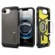 Husa pentru iPhone 16e - Spigen Tough Armor MagSafe - Gunmetal