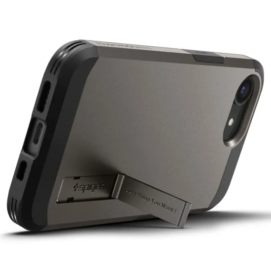 Husa pentru iPhone 16e - Spigen Tough Armor MagSafe - Gunmetal