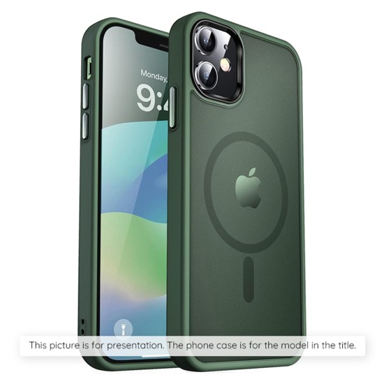 Husa pentru iPhone 6 / 6s / 7 / 8 / SE 2, SE 2020 / SE 3, SE 2022 - Techsuit HaloFrost Series - Midnight Green